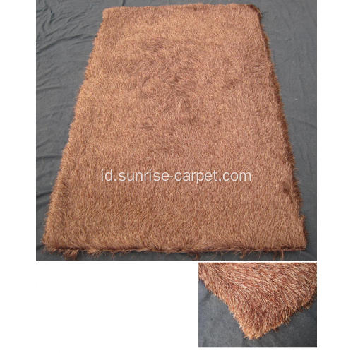 Polyester 150D Shaggy Carpet With Long Pile